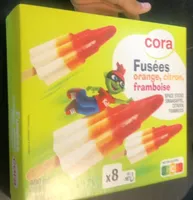 Fusées orange, citron, framboise