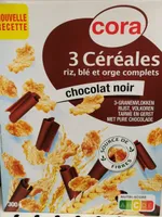 3 céréales chocolat noir