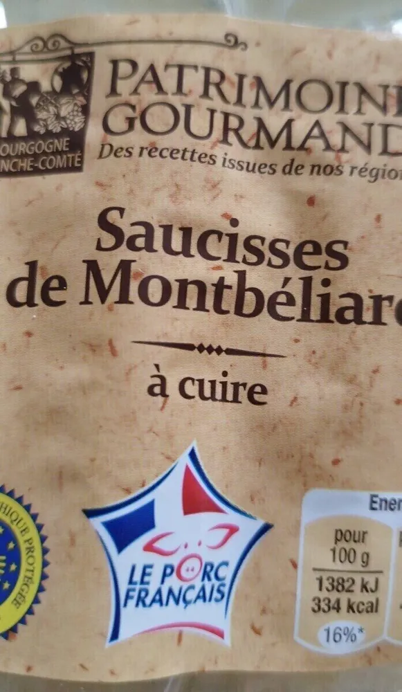 Saucisses de montbéliard