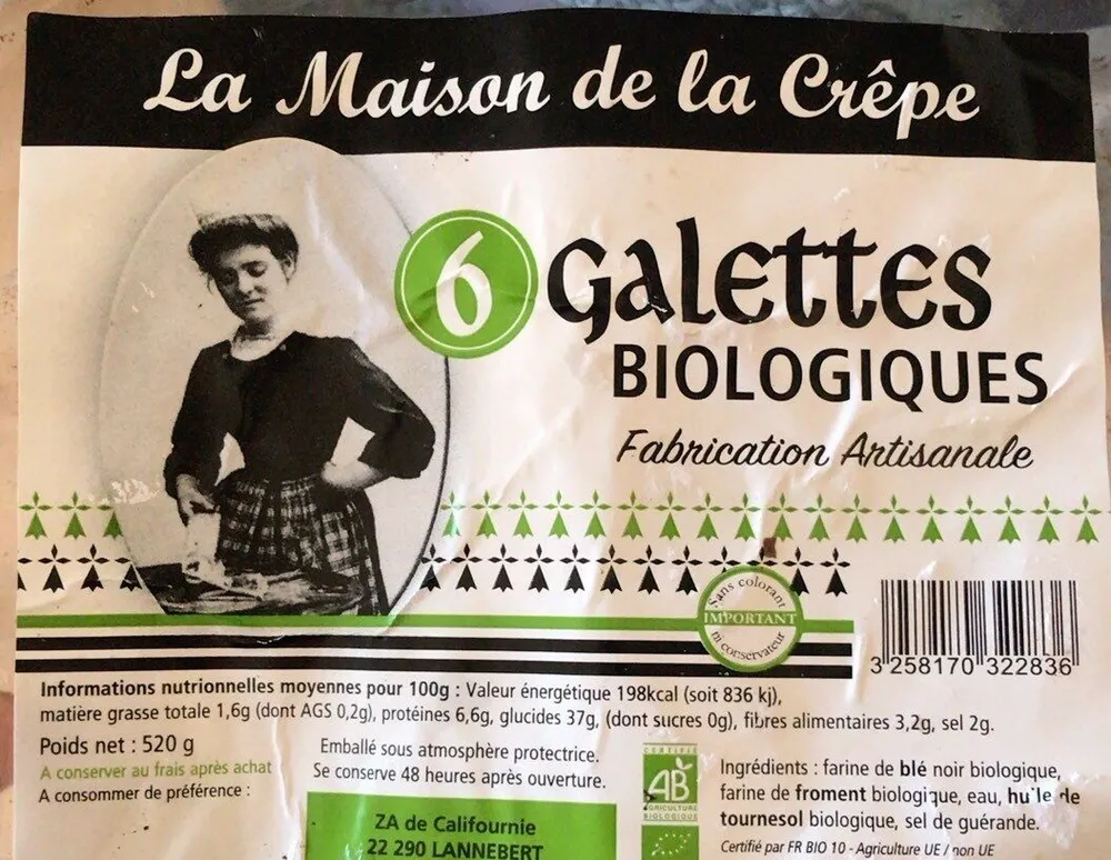 Galettes biologiques