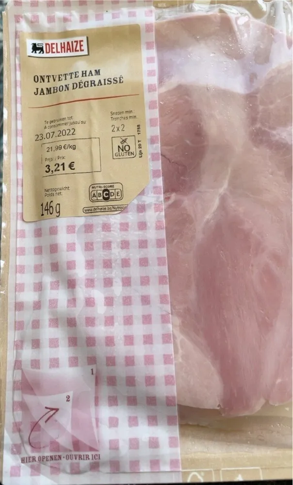 Jambon degraisse