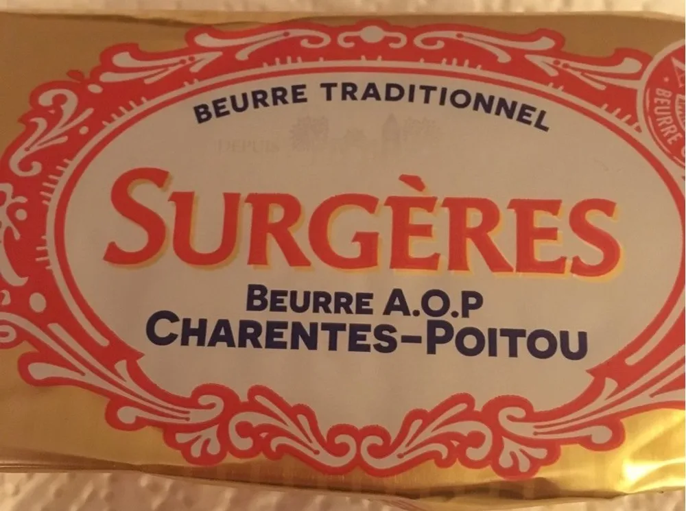 Beurre AOP Charentes-Poitou