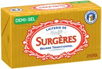 Le Beurre Surgères 82% Demi Sel