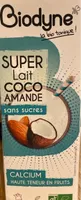 Super lait coco amande sans sucres