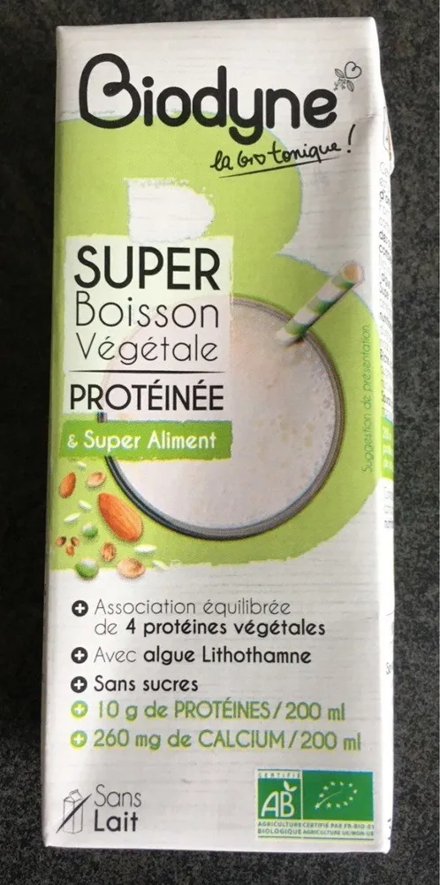 Super boisson végétale protéinée