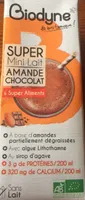 Super mini lait amande chocolat & super aliments