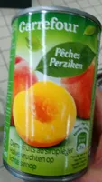 Demi-fruits au sirop léger pêches