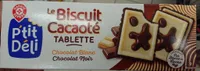 Le biscuit cacaoté tablette