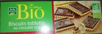 Biscuits tablette au chocolat noir