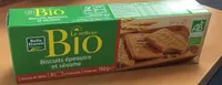 Biscuit epeautre et sesame