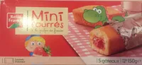 Mini Fourrés à la Pulpe de Fraise