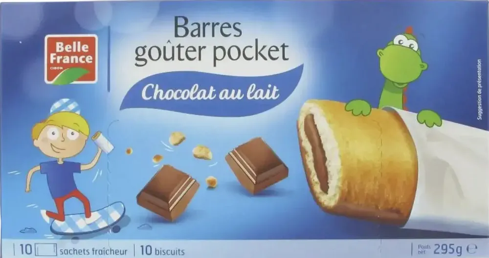 Barres goûter pocket