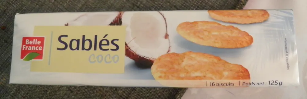 Sablés Coco Belle France