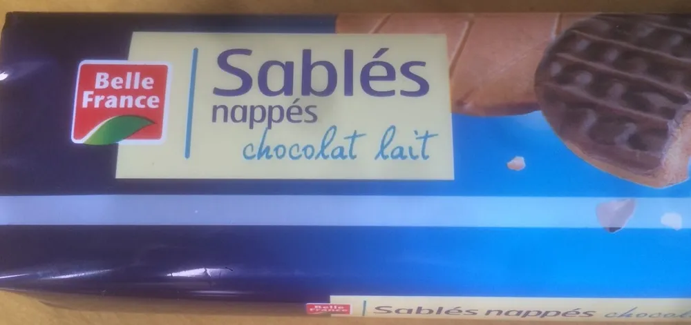 Sablés nappés chocolat au lait