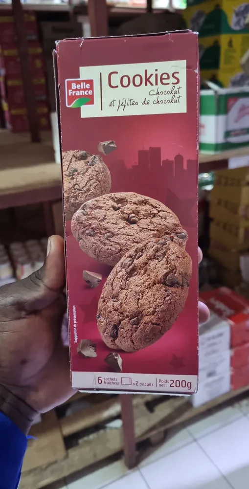 Cookies chocolat et pépites de chocolat