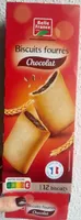 Biscuits fourres chocolat