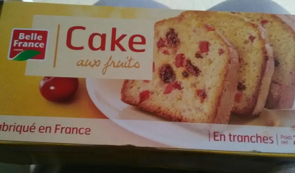 Cake aux fruits