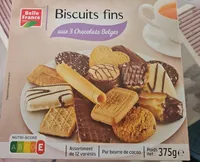 Biscuits fins aux 3 chocolats belges