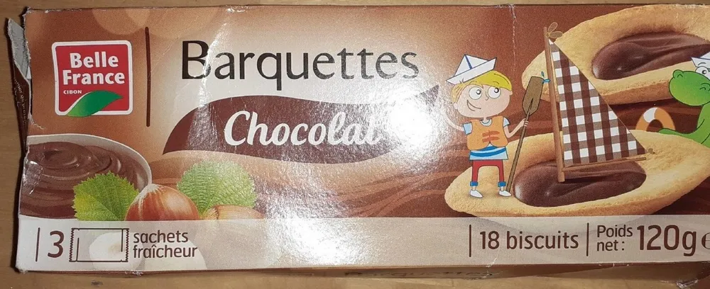 Barquettes Chocolat
