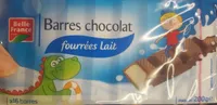 Barre chocolat fourré lait
