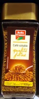 Café soluble qualité filtre