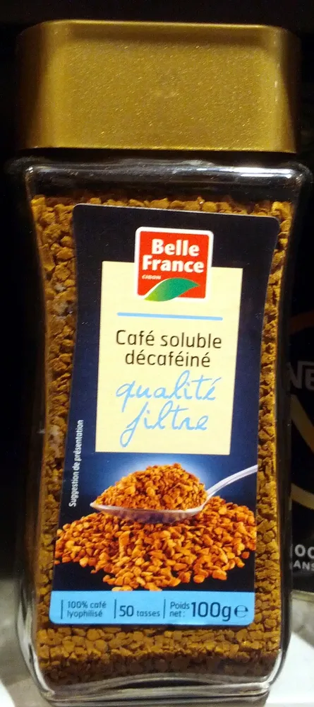 Café Soluble décaféiné Qualité Filtre