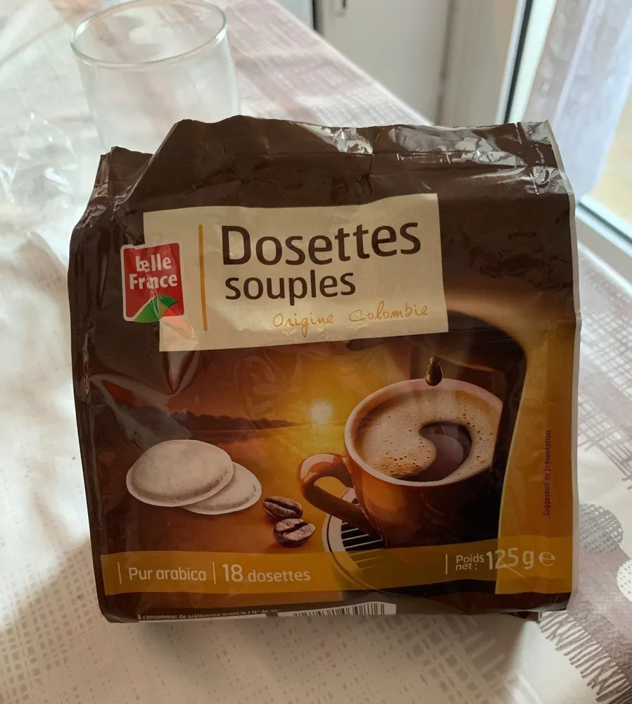 Dosettes Souples Origine Colombie