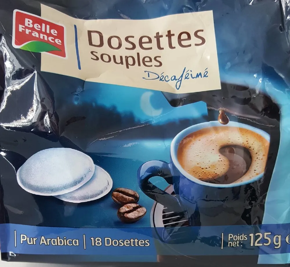 Dosettes souples Decafeine