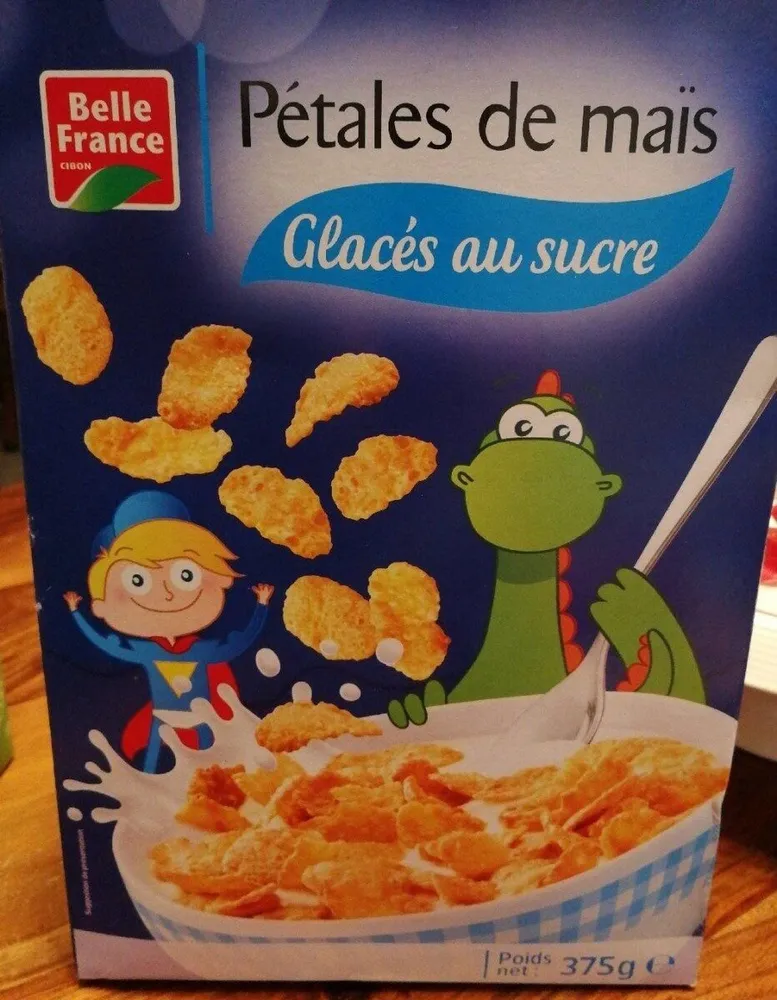 Pétales de maïs enrobés au sucre