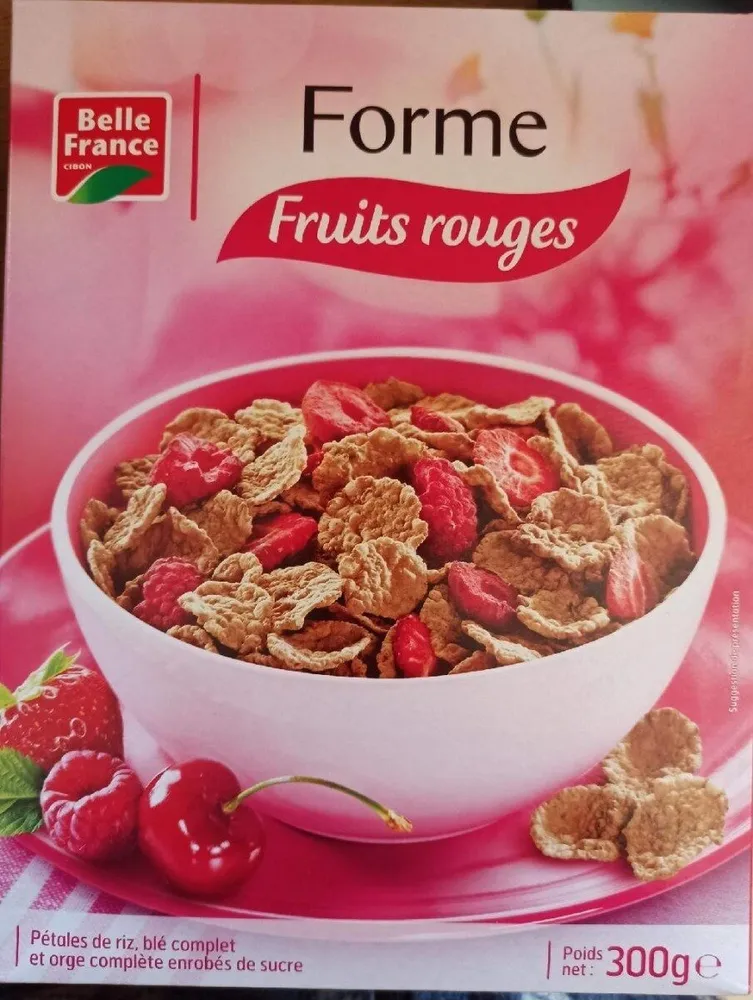Forme Fruits rouges