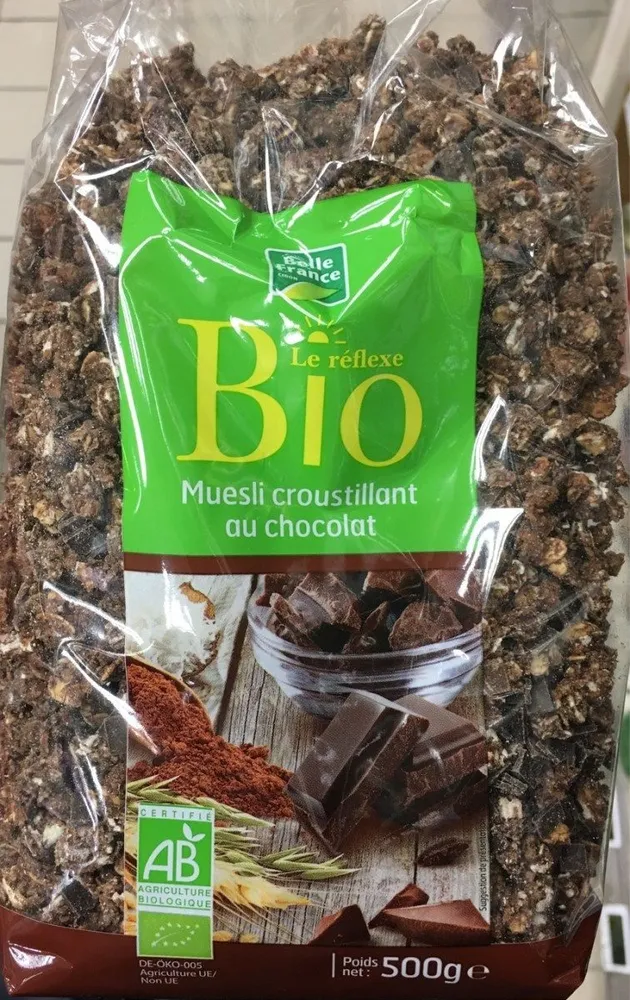 Muesli croustillant au chocolat