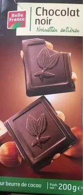Chocolat noir noisettes entières