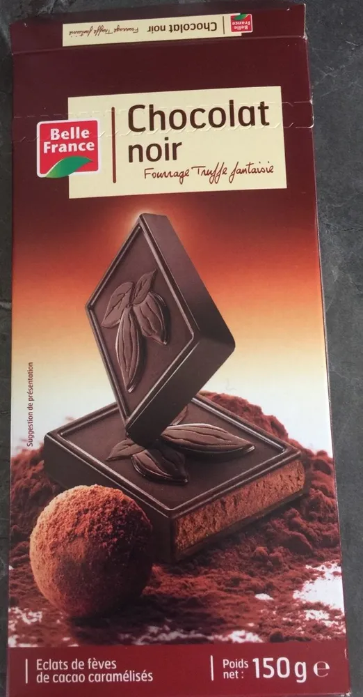 Chocolat Noir Fourrage Truffe