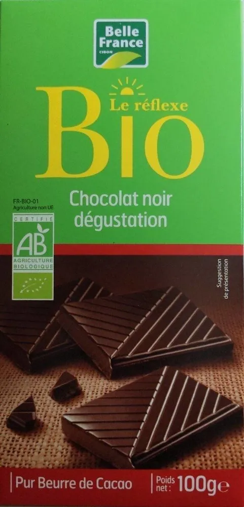 Le réflexe Bio - Chocolat noir dégustation