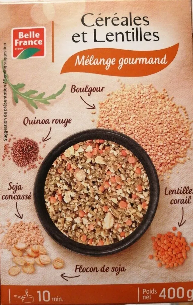 Céréales et lentilles Mélange Gourmand