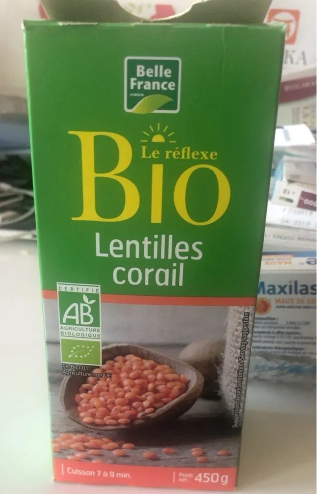 Lentilles corail