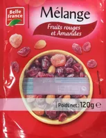 Melange de fruits rouges et amandes