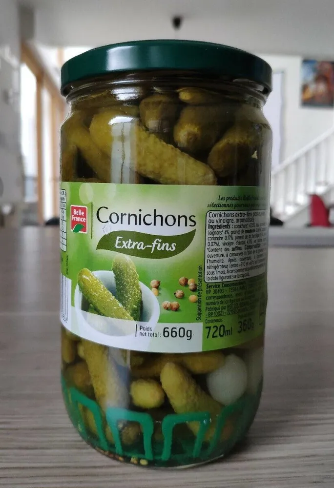 Cornichons Extra Fins 660g