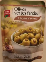 Olives vertes farcies pâte d'anchois