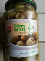 Olives vertes denoyautees
