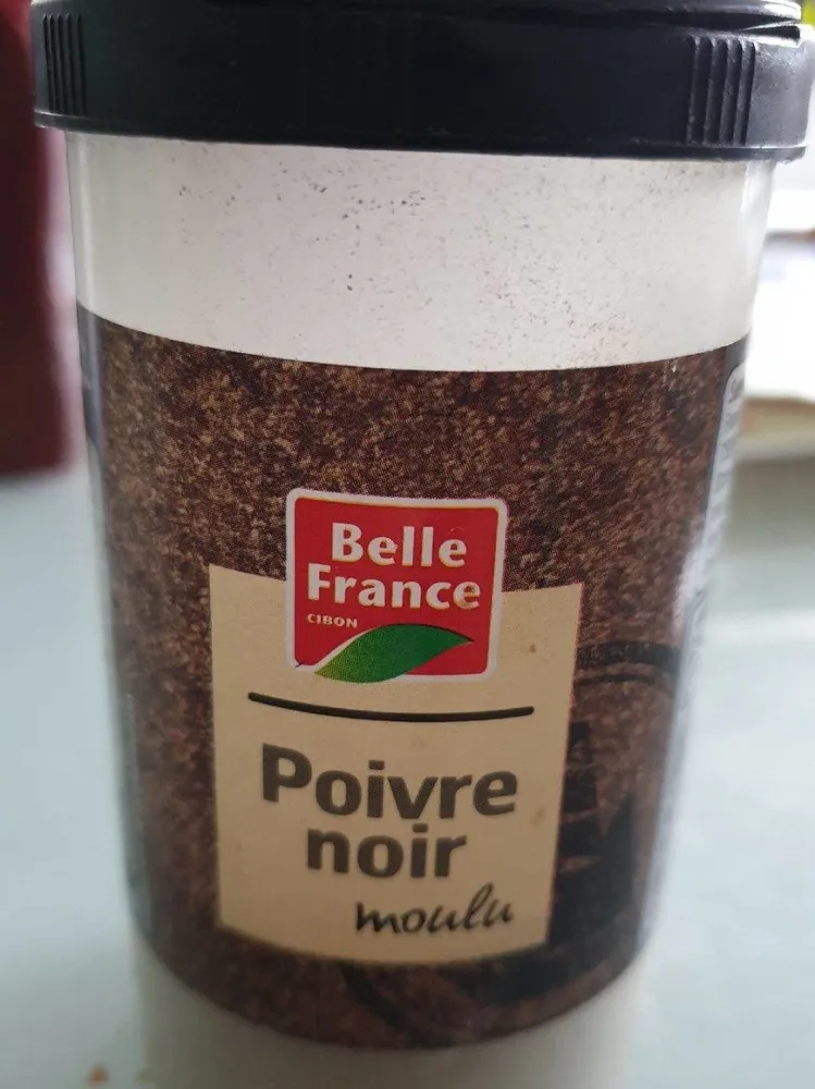 Poivre noir moulu