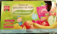 Purée de spécialités de fruits