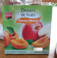 Dessert de fruits pomme abricot