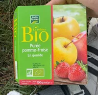 Purée pomme fraise
