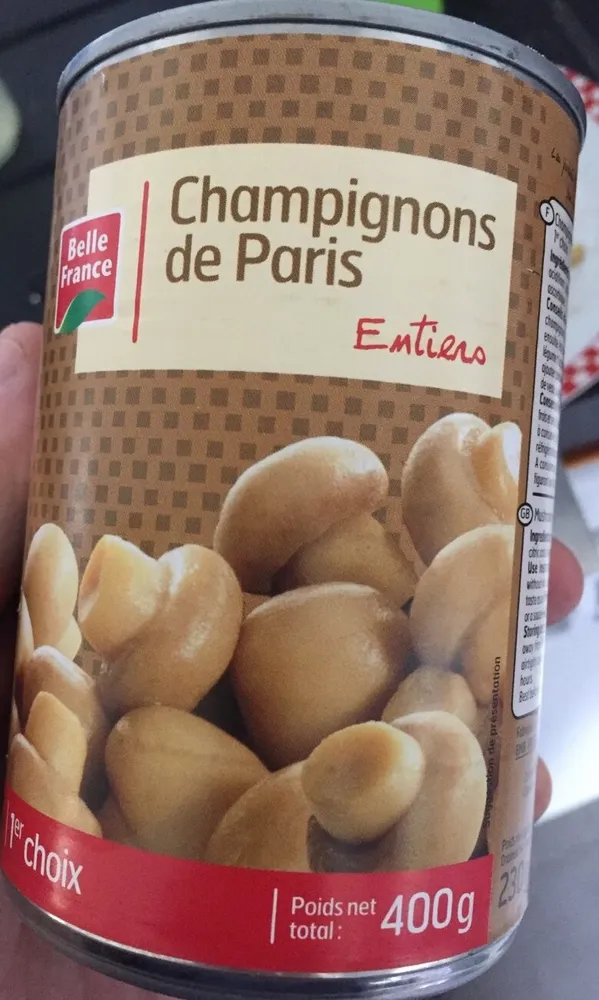 Champignons de Paris Entiers 1er choix