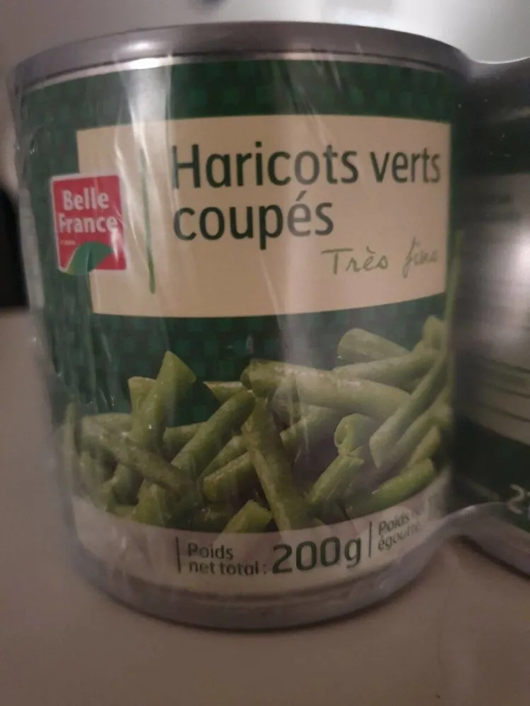 Haricots verts coupés