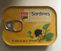 Sardines à l'huile de tournesol