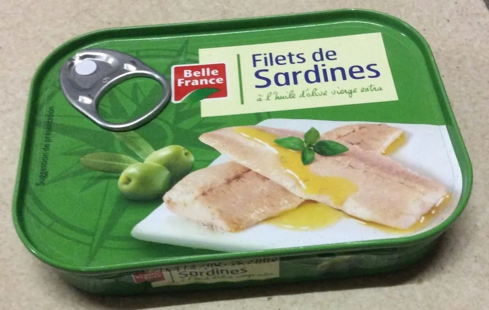 Filets de Sardines à l'huile d'olive vierge extra
