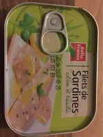 Filets de Sardines Citron et Basilic