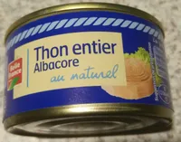 Thon Entier Albacore au Naturel